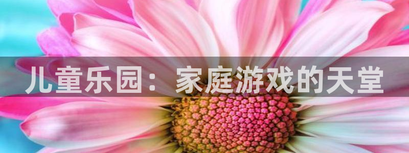 益达娱乐集团官网：儿童乐园：家庭游戏的天堂