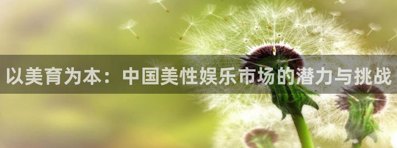 益达娱乐5招商：以美育为本：中国美性娱乐市场的潜力与挑战